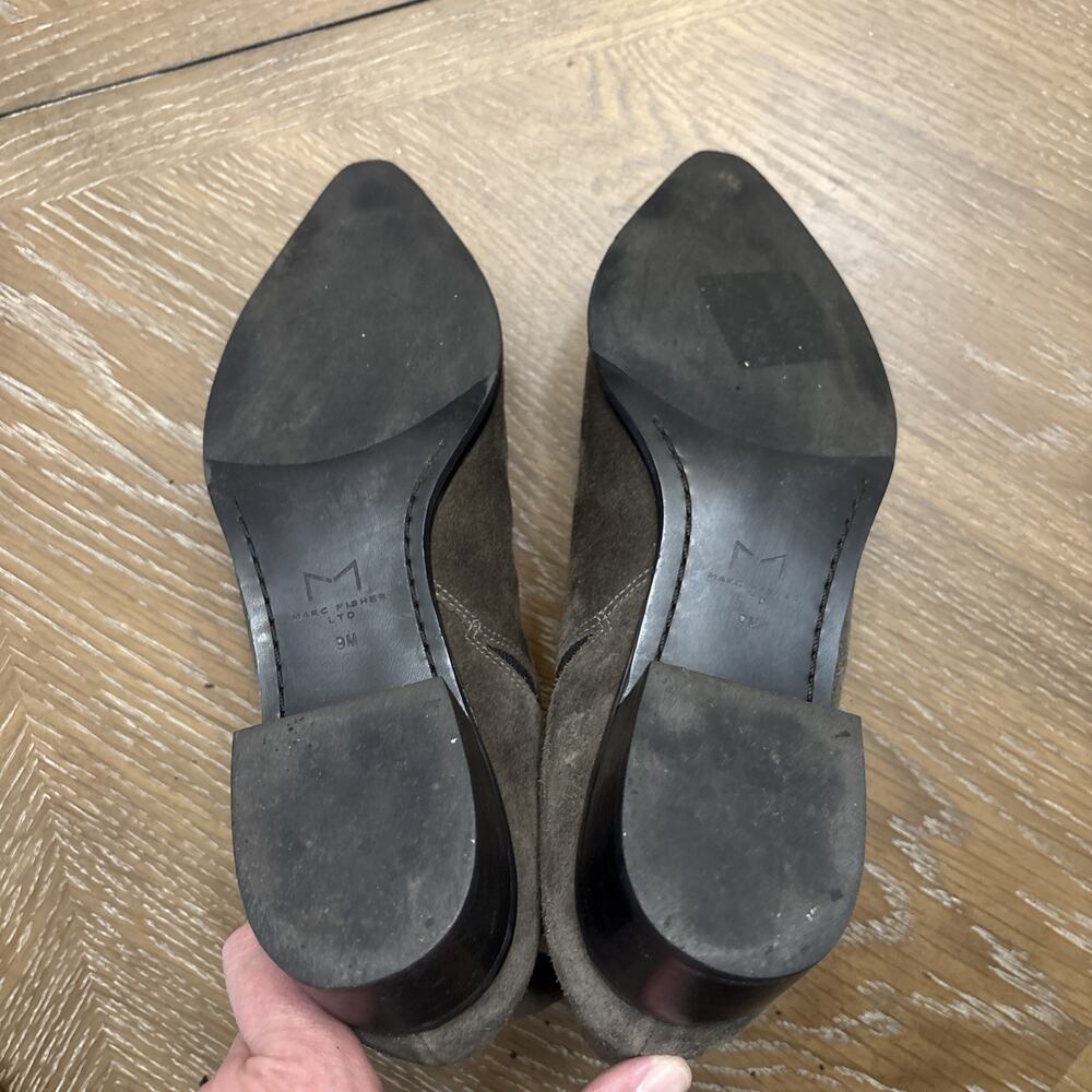 Marc Fisher Women's Booties Size‎ 9M Dark Gray - Picture 7 of 9